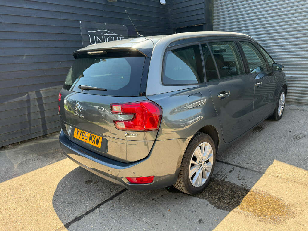 Citroen Grand C4 Picasso 1.6 C4 Grand Picasso Exclusive Blue Hdi YY65MXW Grey #2