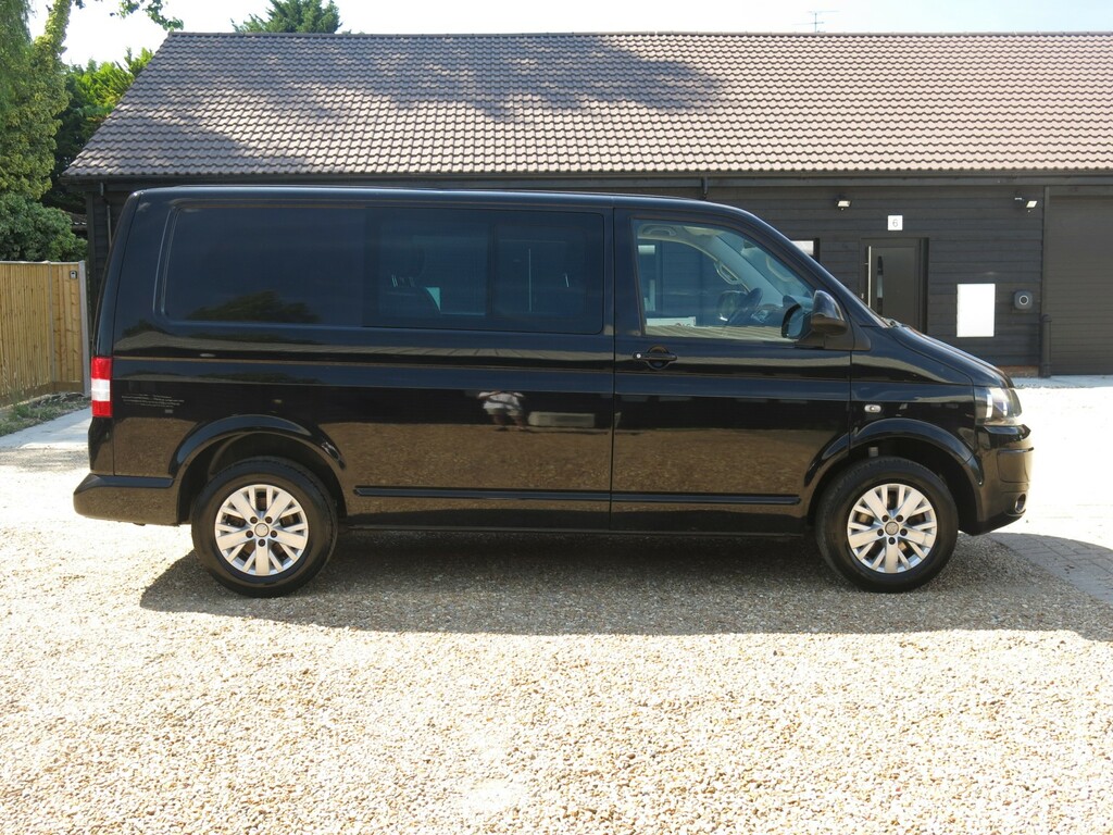 Volkswagen Transporter Combi Van T5.1 Dsg 140Hp Highline No Vat Swb Tailg DP64JHZ Black #4