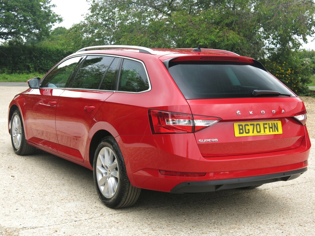 Skoda Superb Estate 150Hp Dsg Se Technology 2020 BG70FHN Red #5