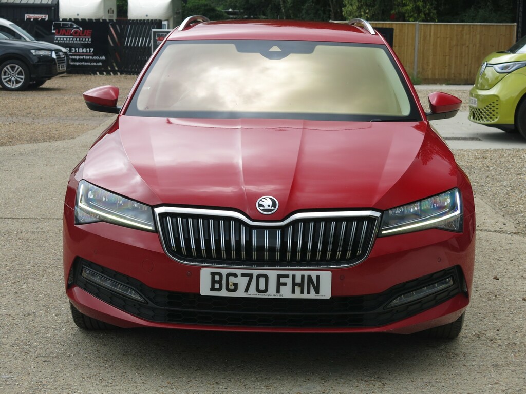 Skoda Superb Estate 150Hp Dsg Se Technology 2020 BG70FHN Red #3