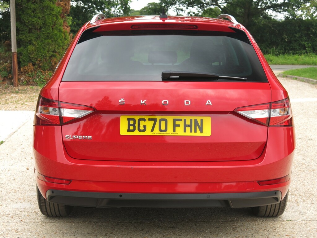 Skoda Superb Estate 150Hp Dsg Se Technology 2020 BG70FHN Red #6