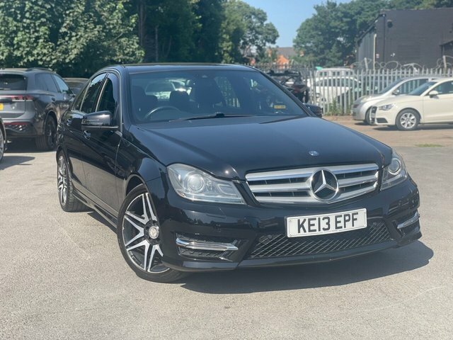 Mercedes-Benz C Class 1.6 C180 Blueefficiency Amg Sport Plus Saloon Black #2