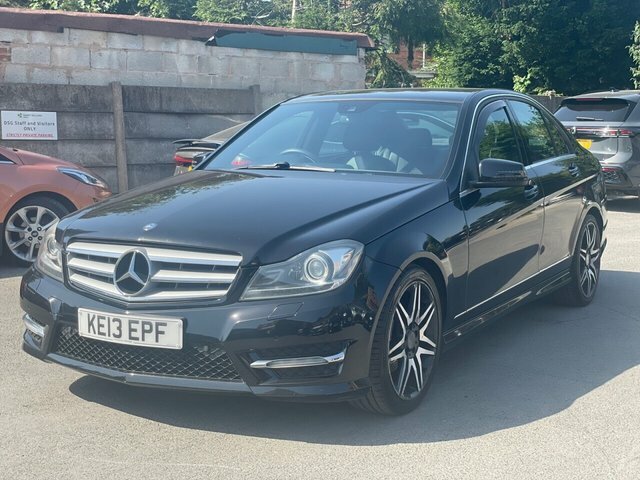 Mercedes-Benz C Class 1.6 C180 Blueefficiency Amg Sport Plus Saloon Black #4