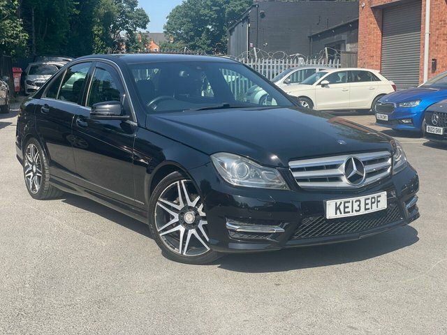 Mercedes-Benz C Class 1.6 C180 Blueefficiency Amg Sport Plus Saloon Black