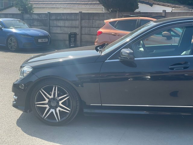 Mercedes-Benz C Class 1.6 C180 Blueefficiency Amg Sport Plus Saloon Black #6