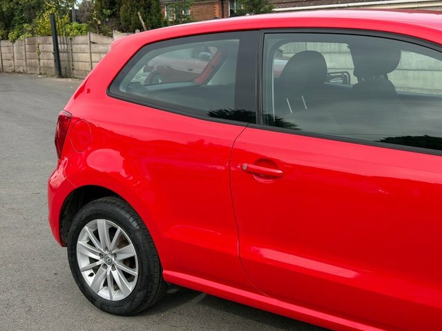 Volkswagen Polo 1.4 Tdi Bluemotion Tech Se Hatchback Ma Red #4