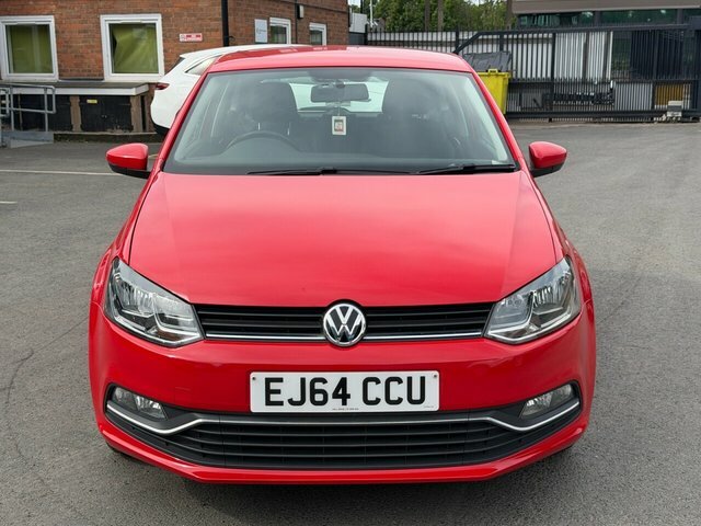 Volkswagen Polo 1.4 Tdi Bluemotion Tech Se Hatchback Ma Red #2