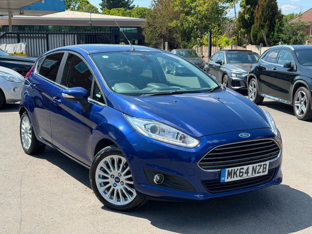 Ford Fiesta 1.0T Ecoboost Titanium Hatchback Powers MK64NZB Blue #3
