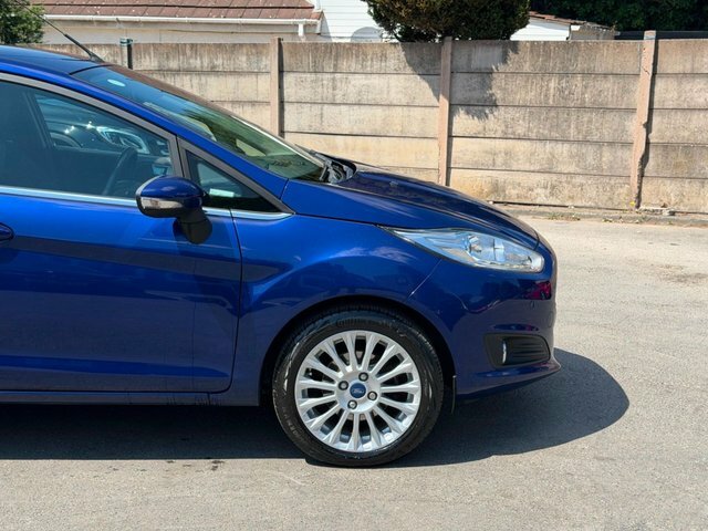Ford Fiesta 1.0T Ecoboost Titanium Hatchback Powers MK64NZB Blue #5