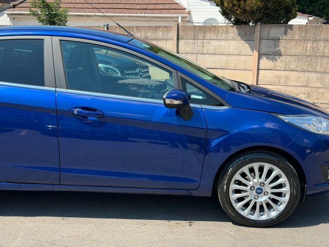 Ford Fiesta 1.0T Ecoboost Titanium Hatchback Powers MK64NZB Blue #6