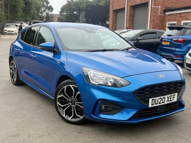 Ford Focus 1.0T Ecoboost St-line X Hatchback Blue #3