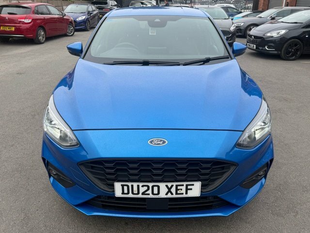 Ford Focus 1.0T Ecoboost St-line X Hatchback Blue #4