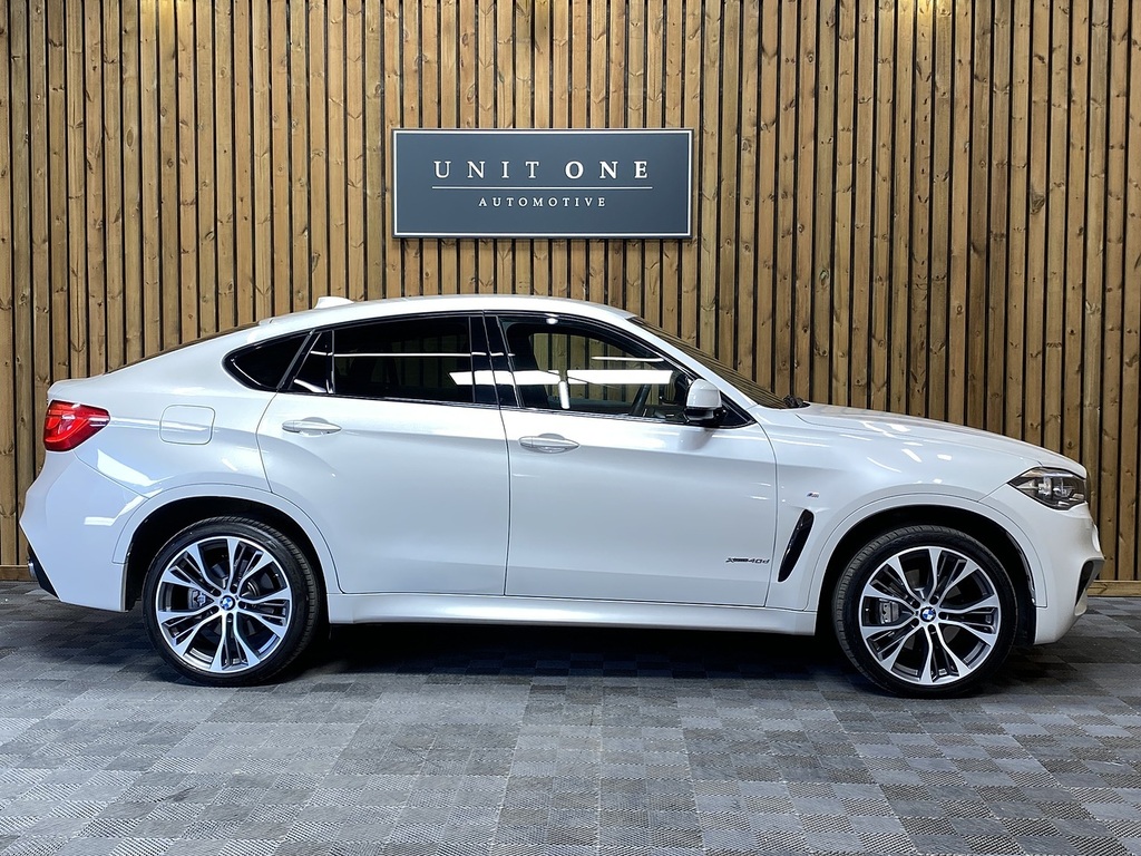 BMW X6 40D M Sport Edition White #2
