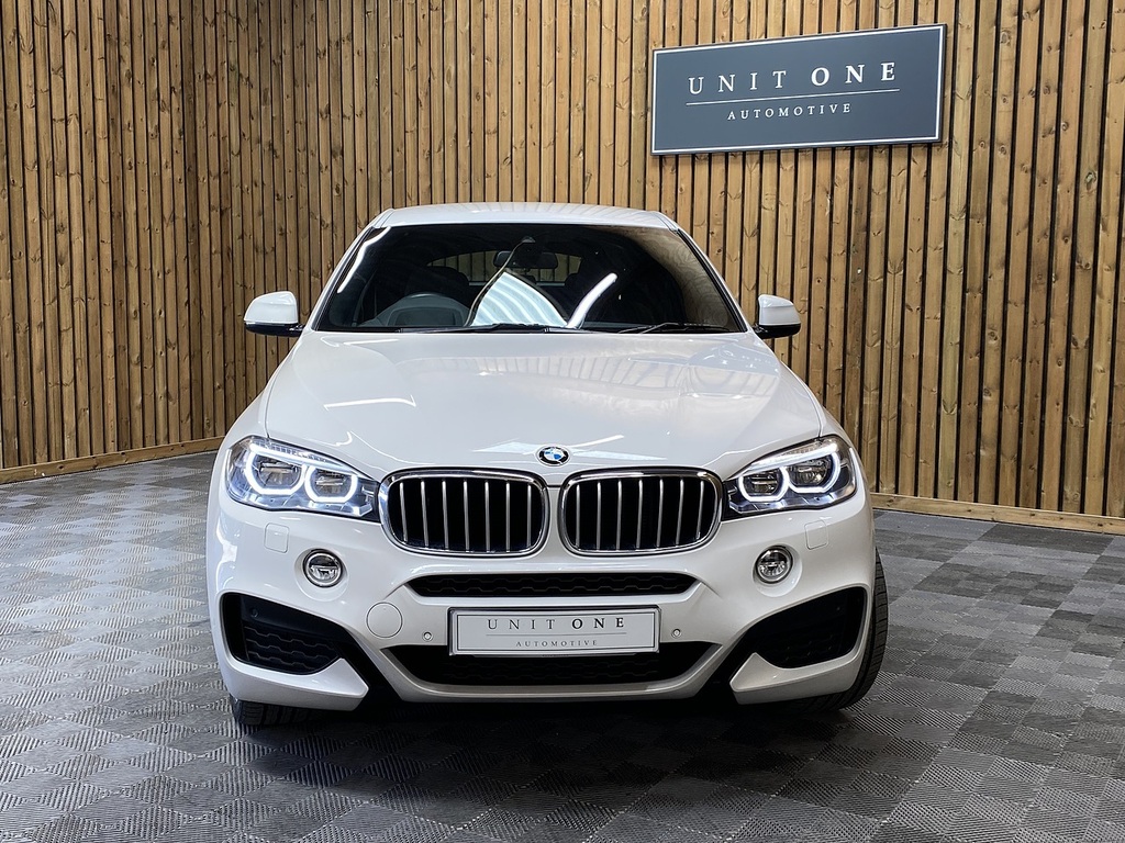BMW X6 40D M Sport Edition White #6