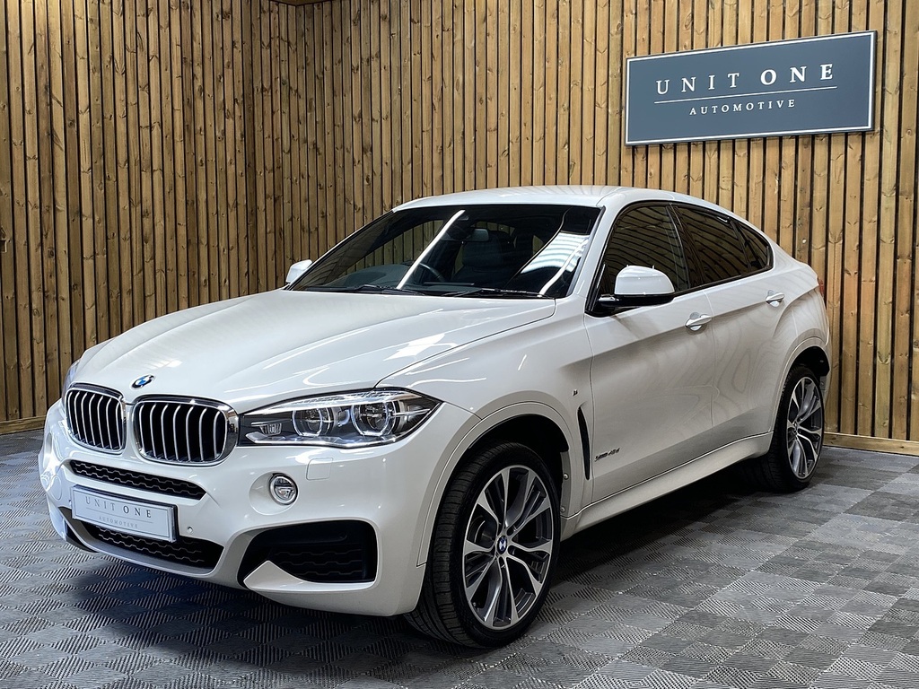 BMW X6 40D M Sport Edition White #4