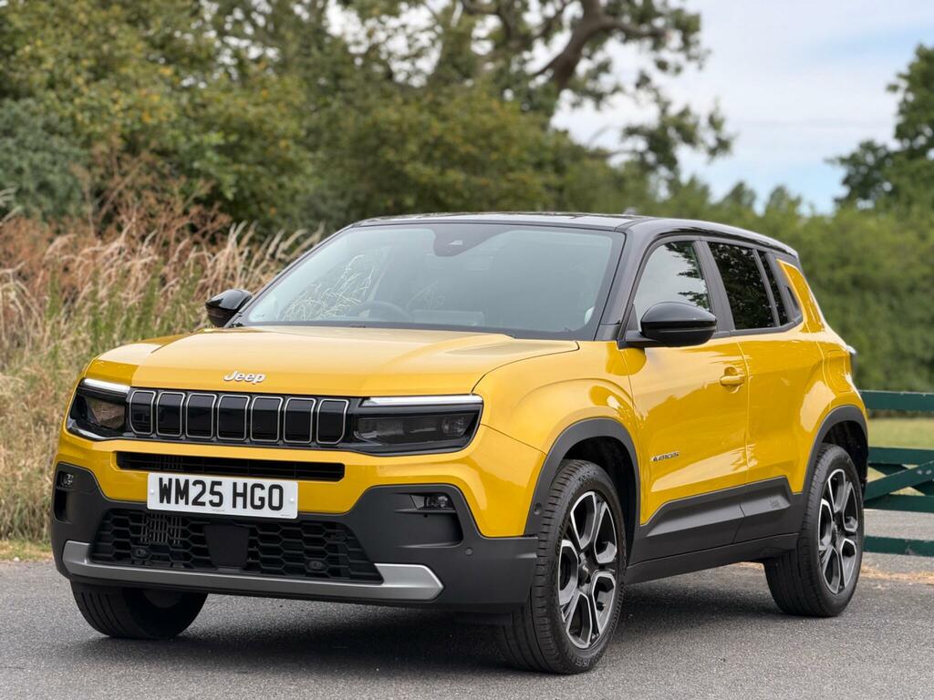 Jeep Avenger 1.2 Summit Euro 6 Ss WM25HGO Yellow #6
