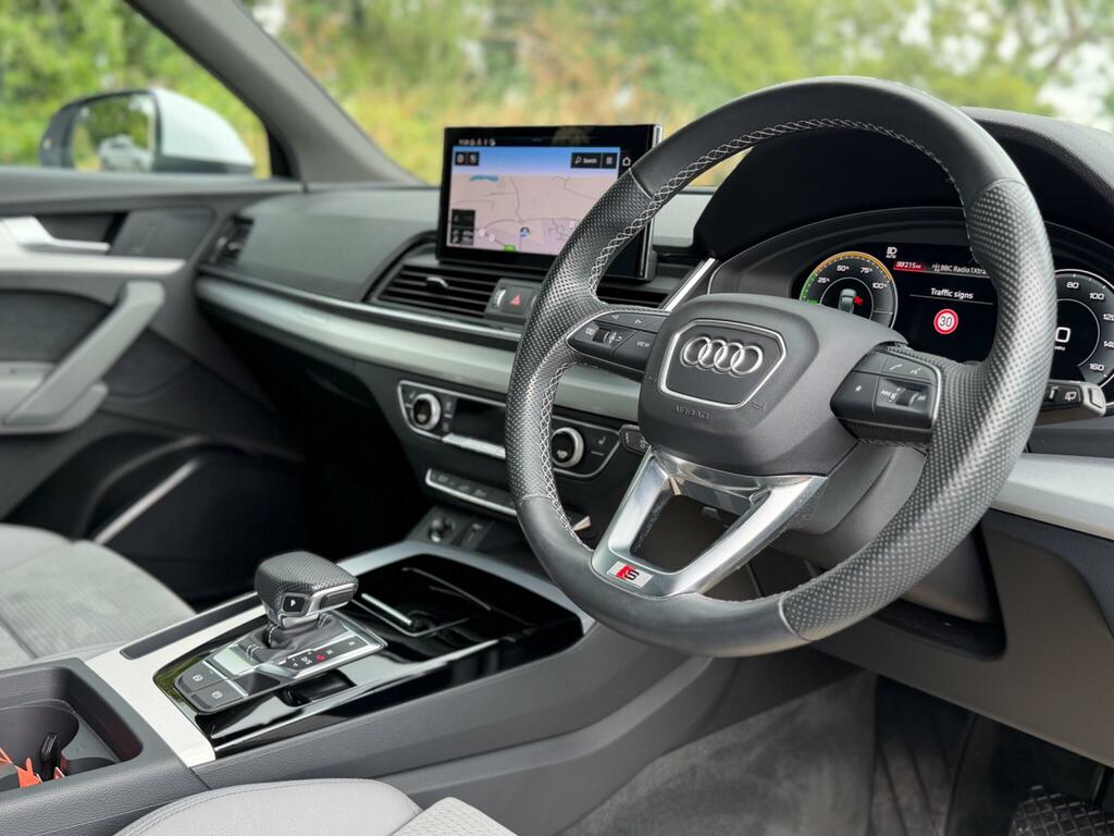 Audi Q5 2.0 Tfsie 50 S Line S Tronic Quattro Euro 6 Ss BK23NVM White #2