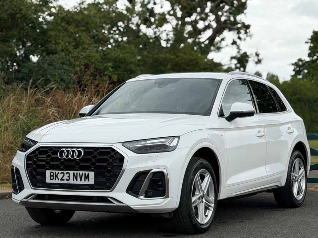Audi Q5 2.0 Tfsie 50 S Line S Tronic Quattro Euro 6 Ss BK23NVM White #6