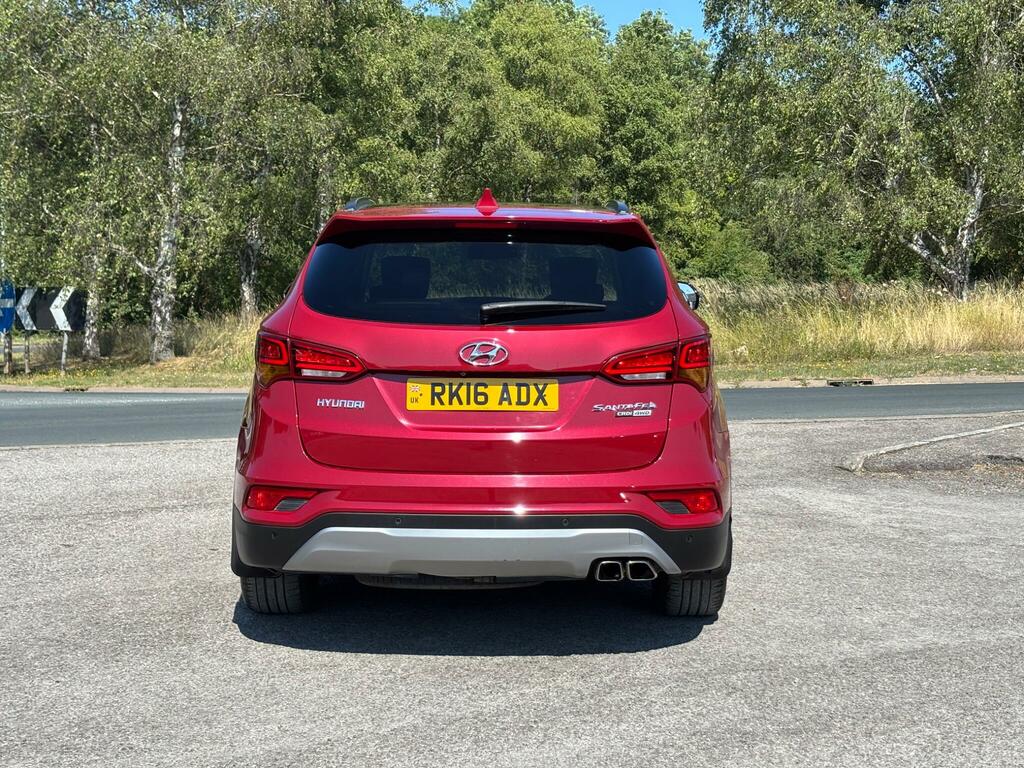 Hyundai Santa Fe 2.2 Crdi Blue Drive Premium Se 4Wd Euro 6 S Red #6