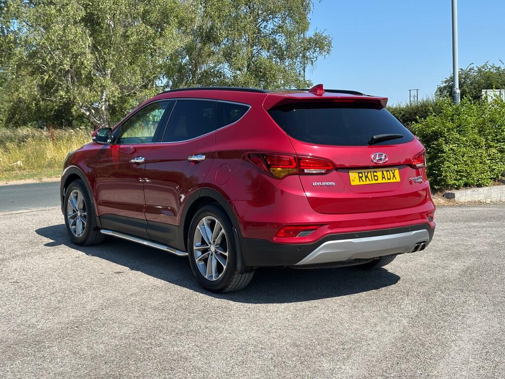 Hyundai Santa Fe 2.2 Crdi Blue Drive Premium Se 4Wd Euro 6 S Red #4