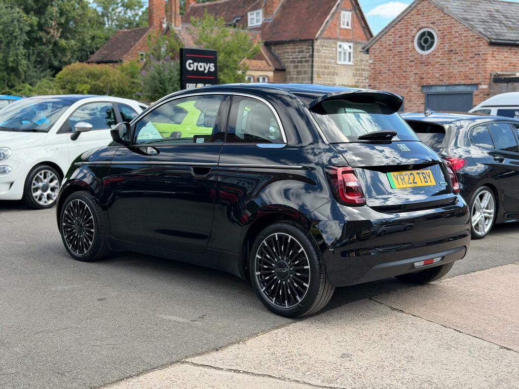 Fiat 500E 42Kwh La Prima Hatchback 118 Ps YR22TBY Black #2