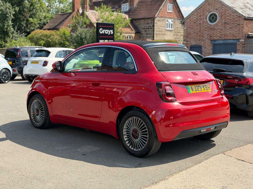 Fiat 500E C 42Kwh Red Convertible 118 Ps Red #2