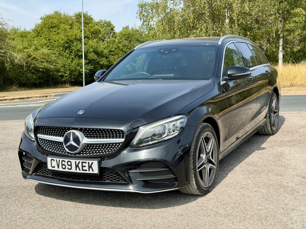 Mercedes-Benz C Class 2.0 C220d Amg Line Premium G-tronic 4Matic Euro Black #3