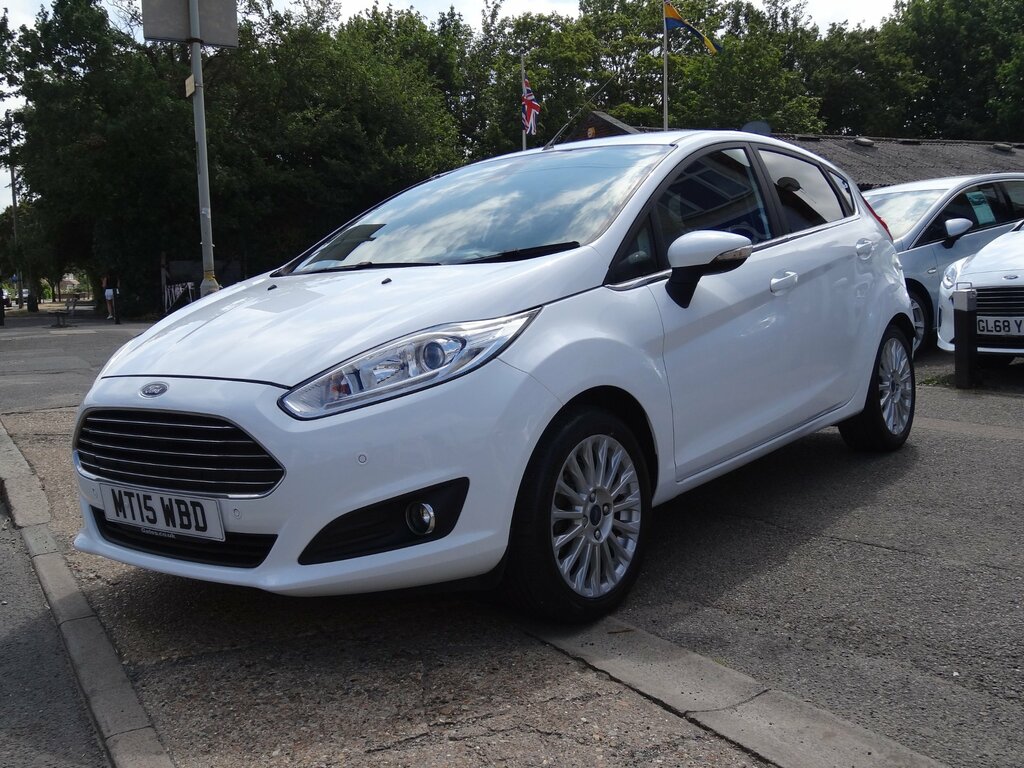 Ford Fiesta 1.0T Ecoboost Titanium Hatchback Powers MT15WBD White #4