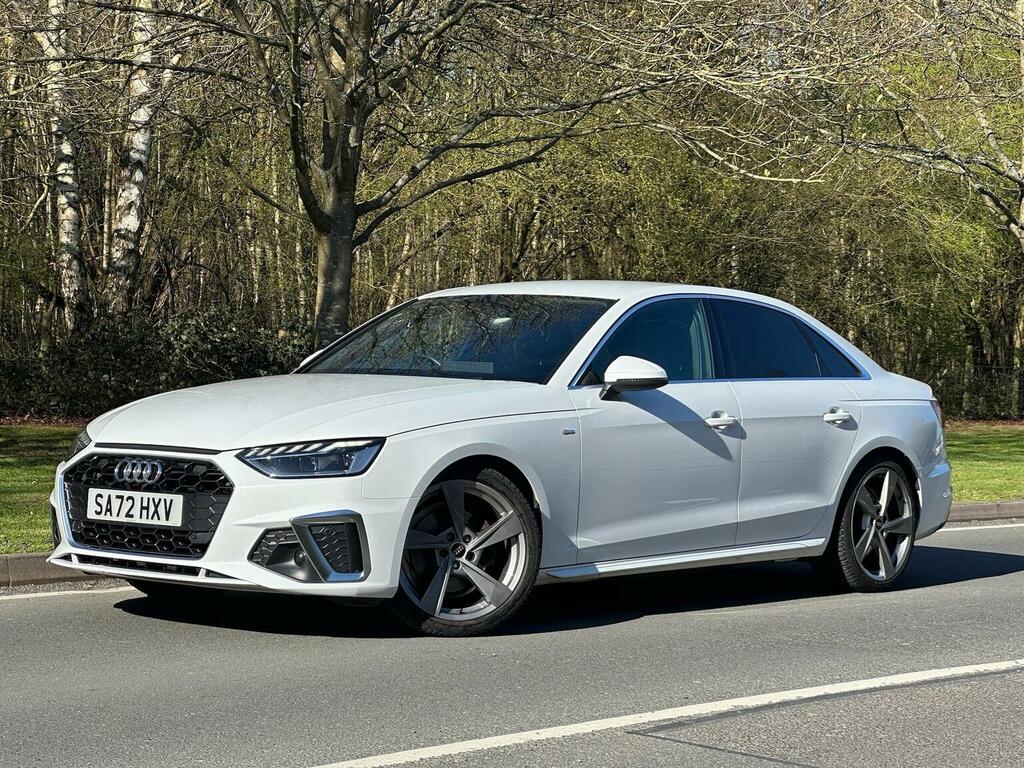 Audi A4 2.0 Tdi 35 S Line S Tronic Euro 6 Ss White
