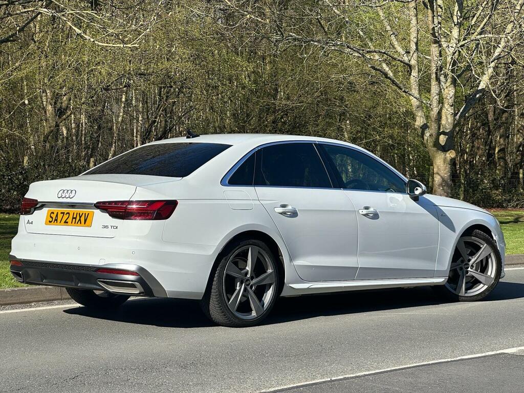 Audi A4 2.0 Tdi 35 S Line S Tronic Euro 6 Ss White #4