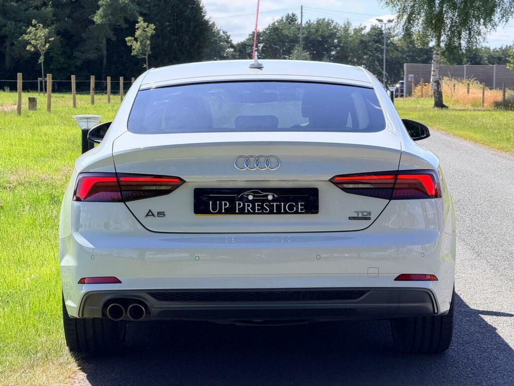 Audi A5 2.0 Tdi S Line Sportback S Tronic Quattro Euro 6 White #4