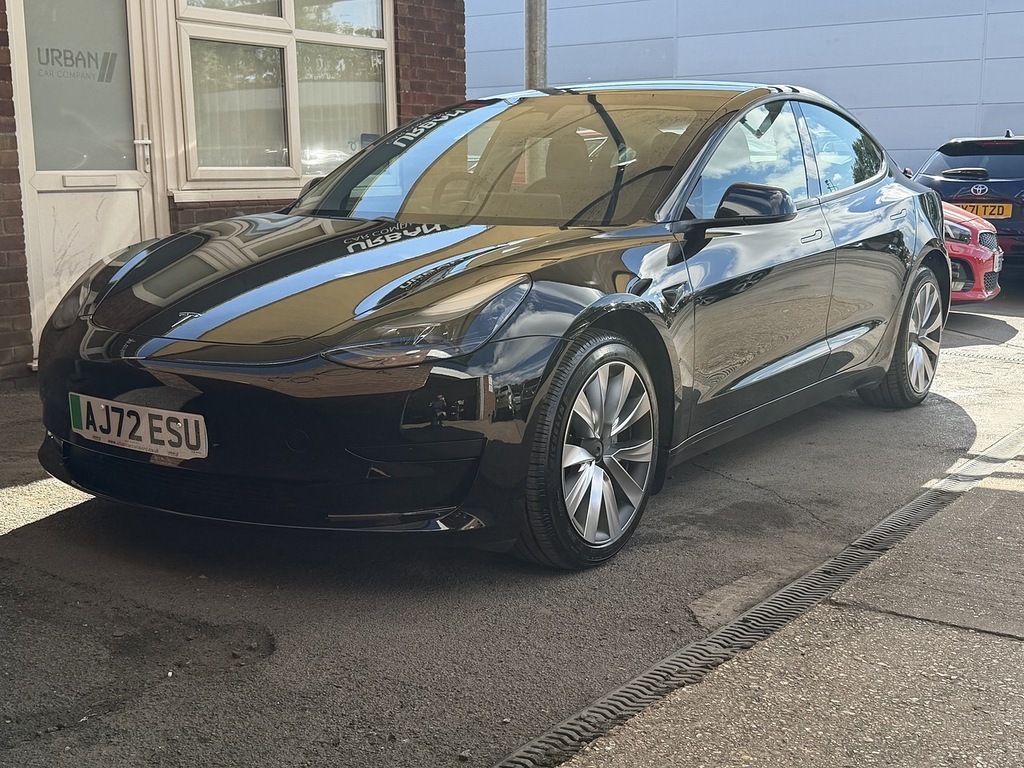 Tesla Model 3 Saloon AJ72ESU Black #2
