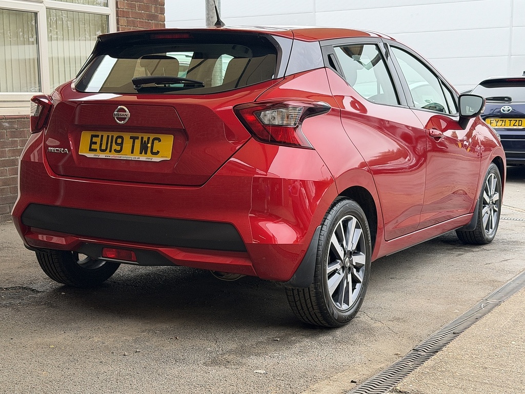 Nissan Micra Ig-t Acenta Red #4