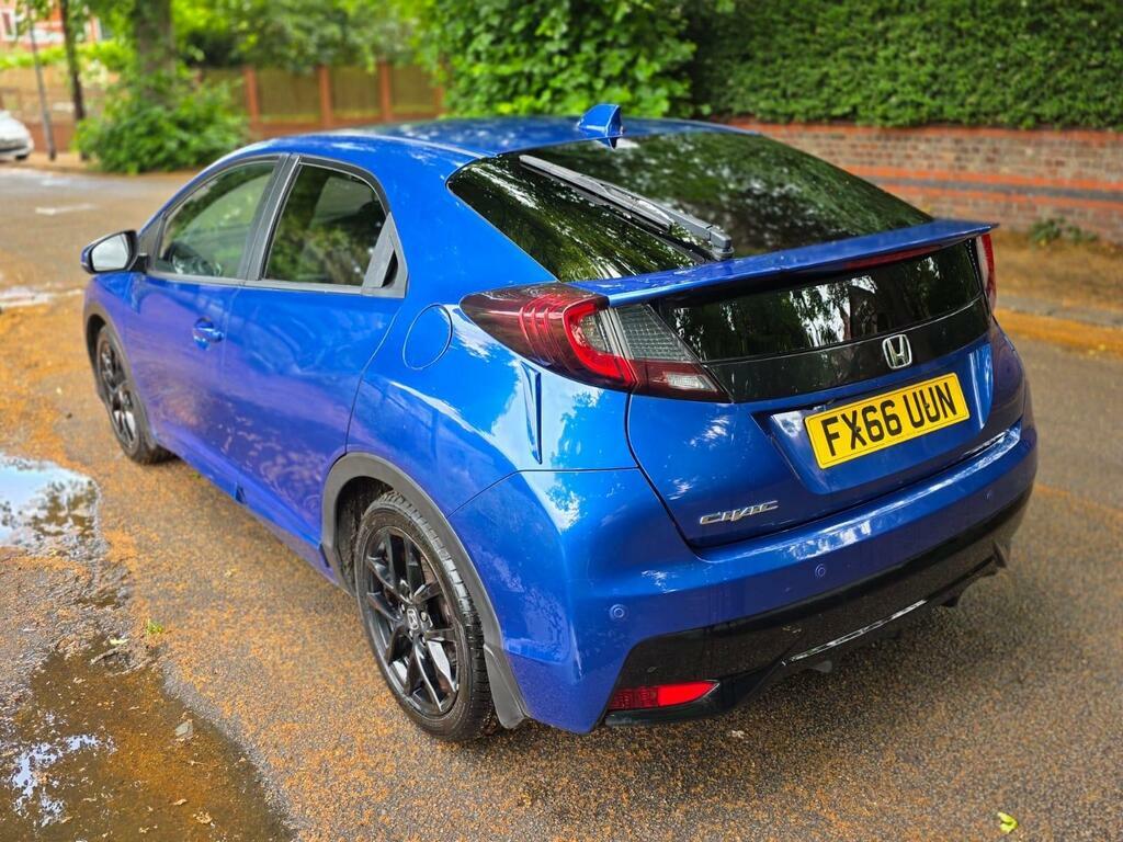 Honda Civic 1.4 I-vtec Sport Euro 6 Ss Black #9
