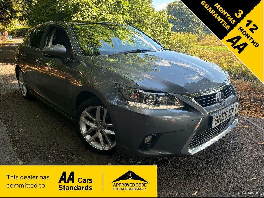 Lexus CT 1.8 200H Advance Cvt Euro 6 S S Grey