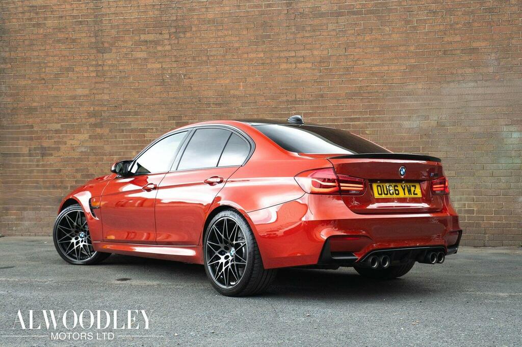 BMW M3 Saloon 3.0 Biturbo Competition Dct Euro 6 Ss OU66YWZ Orange #3