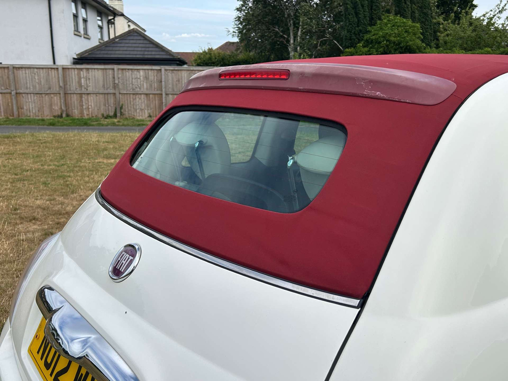 Fiat 500C Convertible 1.2 Lounge Euro 5 201262 White #16
