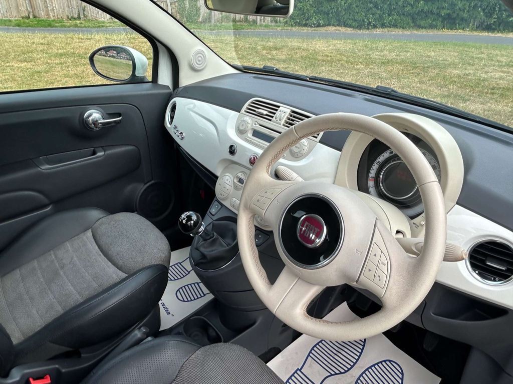 Fiat 500C Convertible 1.2 Lounge Euro 5 201262 White #27