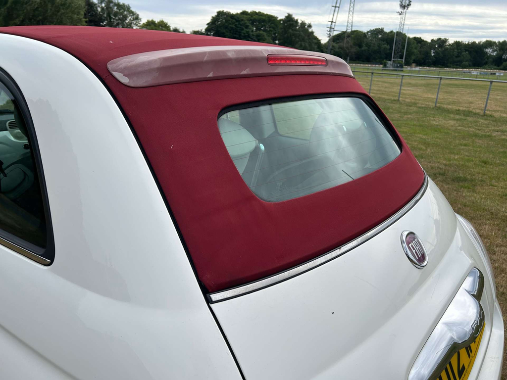 Fiat 500C Convertible 1.2 Lounge Euro 5 201262 White #19