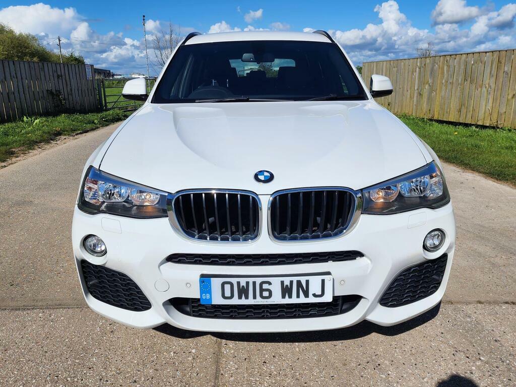 BMW X3 2.0 20D M Sport Xdrive Euro 6 S S White #2