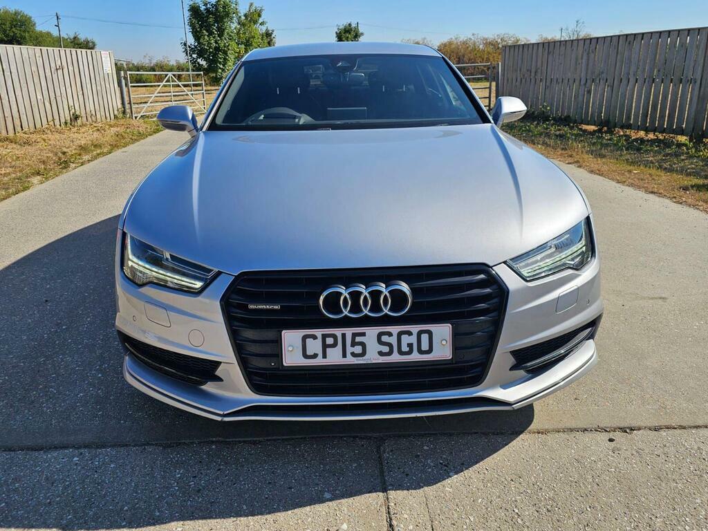 Audi A7 3.0 Tdi V6 Black Edition Sportback S Tronic Quattr Silver #2