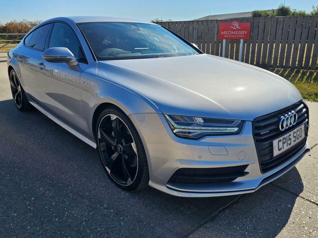Audi A7 3.0 Tdi V6 Black Edition Sportback S Tronic Quattr Silver