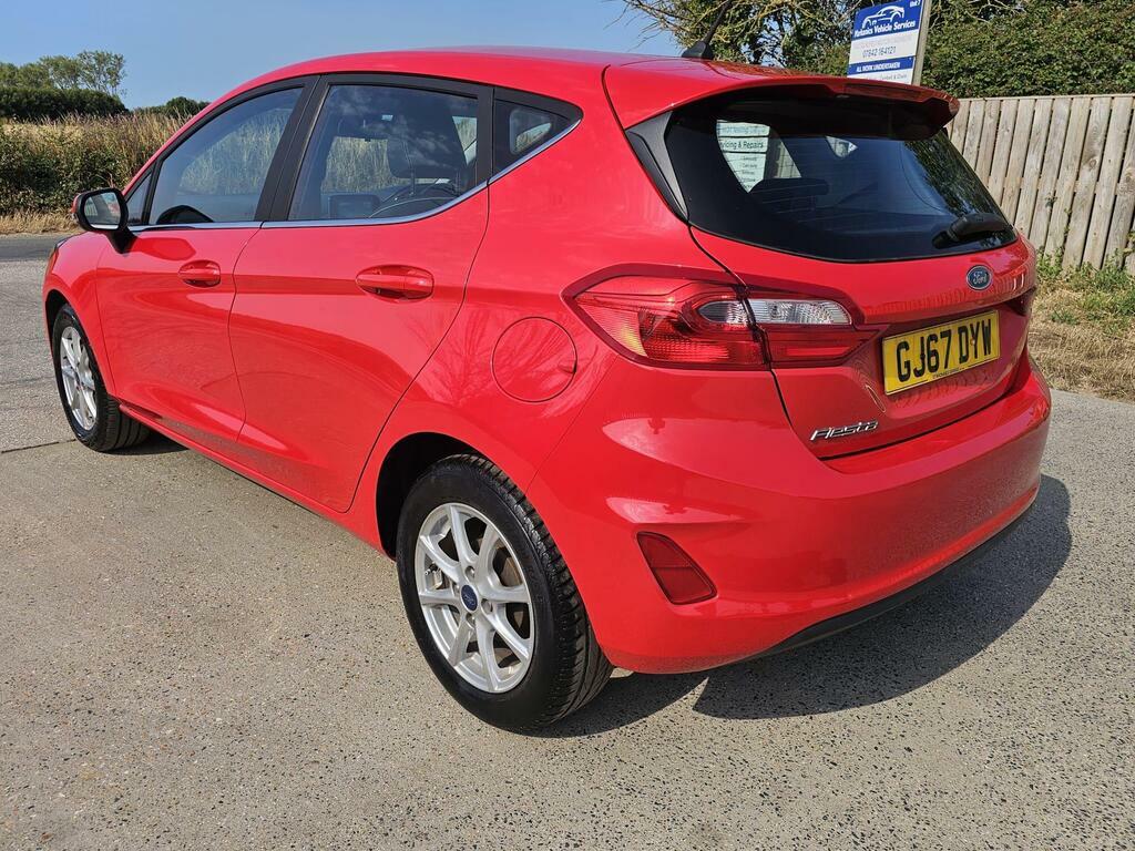 Ford Fiesta 1.0T Ecoboost Zetec Euro 6 S S GJ67DYW Red #4