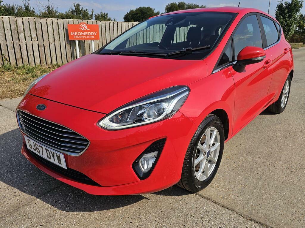 Ford Fiesta 1.0T Ecoboost Zetec Euro 6 S S GJ67DYW Red #3