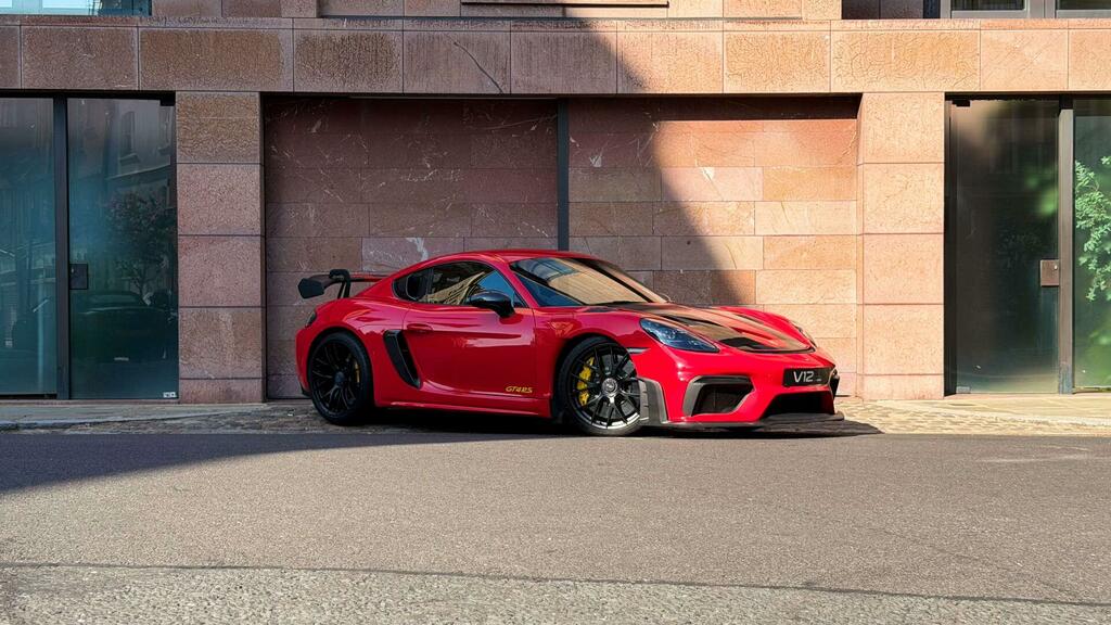 Porsche 718 Gt4 Rs Red