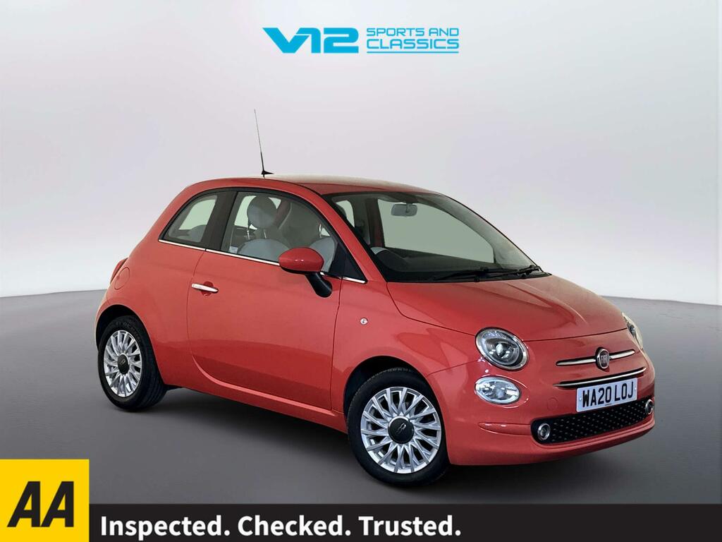 Fiat 500 1.2 Lounge Hatchback Euro 6 Ss Pink