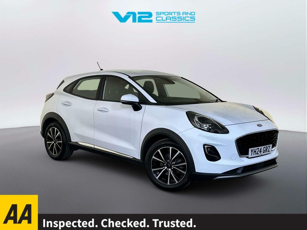 Ford Puma 1.0T Ecoboost Mhev Titanium Suv Hybrid White
