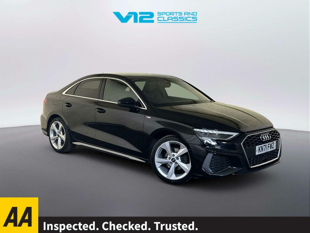 Audi A3 2.0 Tdi 30 S Line Saloon Euro 6 Black
