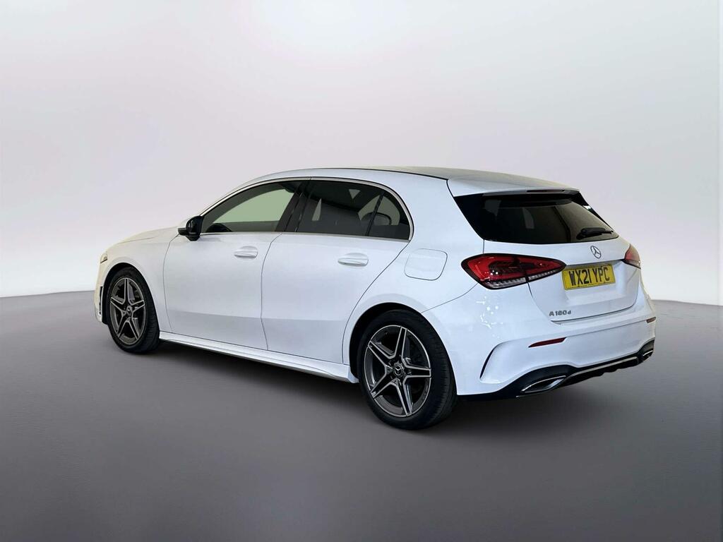 Mercedes-Benz A Class 1.5 A180d Amg Line Hatchback 7G-dct Eur WX21YPC White #6