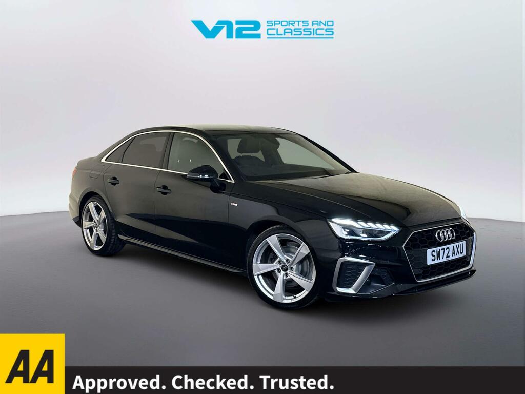 Audi A4 2.0 Tfsi 35 S Line Saloon S Tronic Euro Black